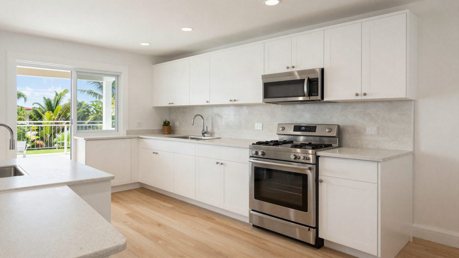 The kitchen, whole room in frame